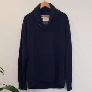 Navy Cotton Sweater